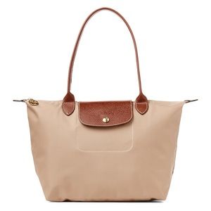 Longchamp “Large Le Pliage” Tote In Beige - image 1